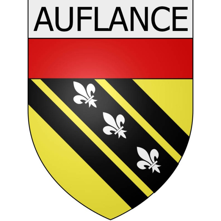auflance 08 ville Stickers blason autocollant adhésif