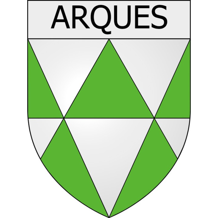 Stickers coat of arms Albières adhesive sticker