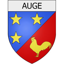 Aubrives Sticker wappen, gelsenkirchen, augsburg, klebender aufkleber