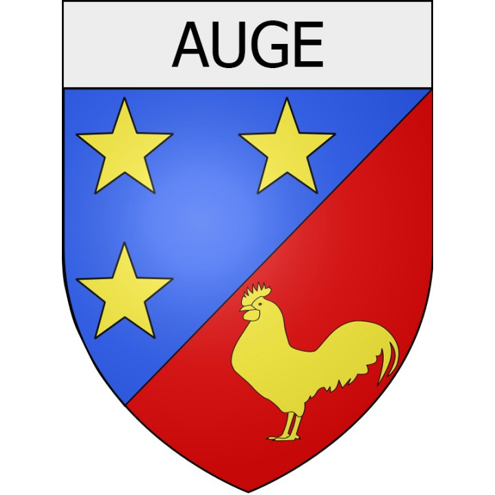 Aubrives Sticker wappen, gelsenkirchen, augsburg, klebender aufkleber