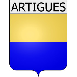 Stickers coat of arms Arques adhesive sticker