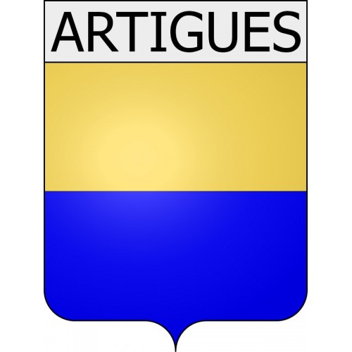Stickers coat of arms Arques adhesive sticker