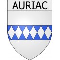 Auriac 11 ville Stickers blason autocollant adhésif