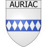 Auriac 11 ville Stickers blason autocollant adhésif