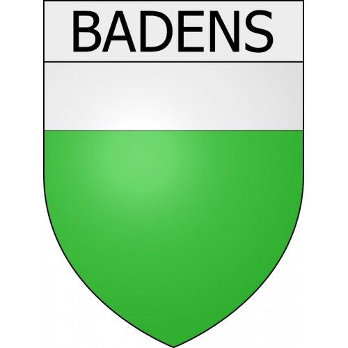 Badens  11 ville Stickers blason autocollant adhésif