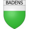 Badens  11 ville Stickers blason autocollant adhésif