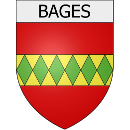 Bages 11 ville Stickers blason autocollant adhésif