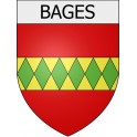 Bages 11 ville Stickers blason autocollant adhésif