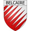 Belcaire 11 ville Stickers blason autocollant adhésif
