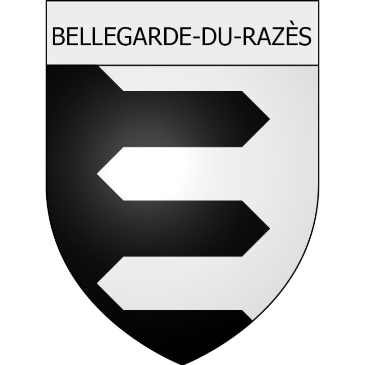 Bellegarde-du-Razès 11 ville Stickers blason autocollant adhésif