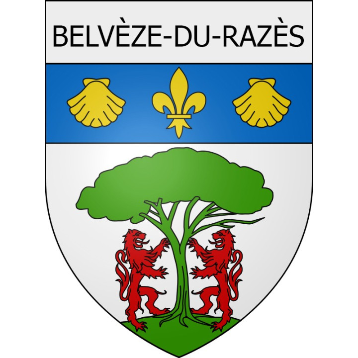 Belcaire Sticker wappen, gelsenkirchen, augsburg, klebender aufkleber