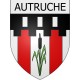 autruche 08 ville Stickers blason autocollant adhésif