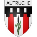 autruche 08 ville Stickers blason autocollant adhésif