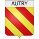autry 08 ville Stickers blason autocollant adhésif
