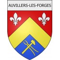 auvillers-les-forges 08 ville Stickers blason autocollant adhésif