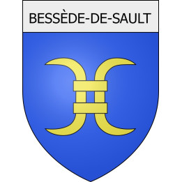 Bessède-de-Sault 11 ville Stickers blason autocollant adhésif