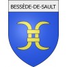 Bessède-de-Sault 11 ville Stickers blason autocollant adhésif