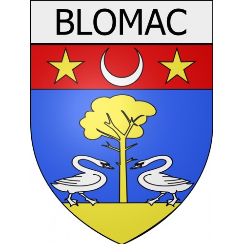 Adesivi stemma Belcaire adesivo