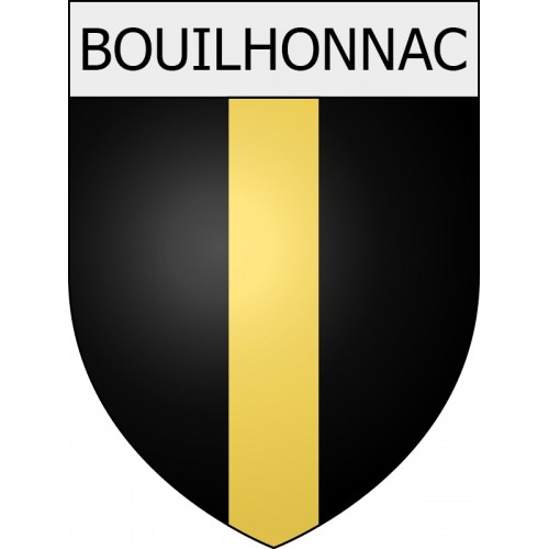 Bouilhonnac  11 ville Stickers blason autocollant adhésif