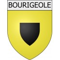 Bourigeole 11 ville Stickers blason autocollant adhésif