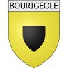 Bourigeole 11 ville Stickers blason autocollant adhésif