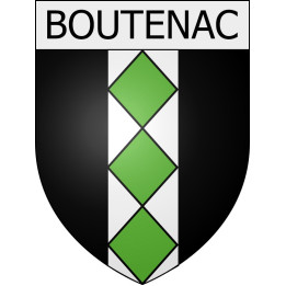 Boutenac 11 ville Stickers blason autocollant adhésif