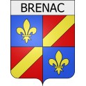 Brenac 11 ville Stickers blason autocollant adhésif