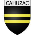 Cahuzac 11 ville Stickers blason autocollant adhésif