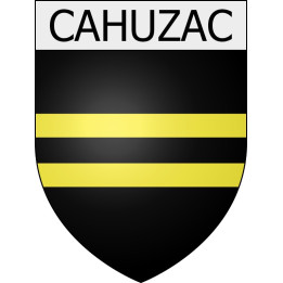 Stickers coat of arms Cahuzac adhesive sticker