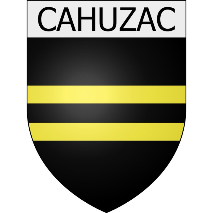 Stickers coat of arms Cahuzac adhesive sticker