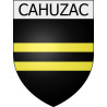 Cahuzac 11 ville Stickers blason autocollant adhésif