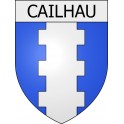 Belcaire 11 ville Stickers blason autocollant adhésif