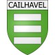 Cailhavel 11 ville Stickers blason autocollant adhésif