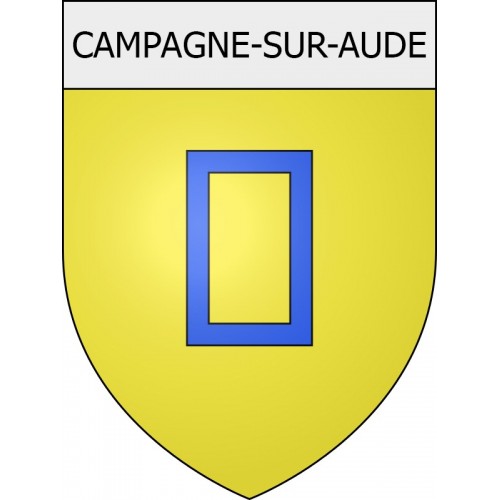 Campagne-sur-Aude 11 ville Stickers blason autocollant adhésif