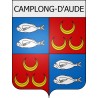 Camplong-d'Aude 11 ville Stickers blason autocollant adhésif