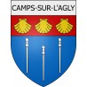 Belcaire 11 ville Stickers blason autocollant adhésif