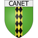 Belcaire Sticker wappen, gelsenkirchen, augsburg, klebender aufkleber