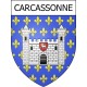 Carcassonne 11 ville Stickers blason autocollant adhésif