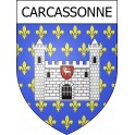 Stickers coat of arms Carcassonne adhesive sticker
