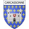 Carcassonne 11 ville Stickers blason autocollant adhésif