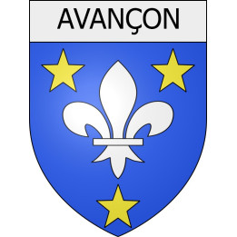 avançon 08 ville Stickers blason autocollant adhésif