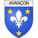 Adesivi stemma Auvillers-les-Forges adesivo