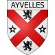 Auvillers-les-Forges 08 ville Stickers blason autocollant adhésif