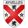 Auvillers-les-Forges 08 ville Stickers blason autocollant adhésif