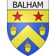 balham 08 ville Stickers blason autocollant adhésif