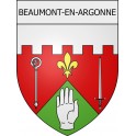beaumont-en-argonne 08 ville Stickers blason autocollant adhésif