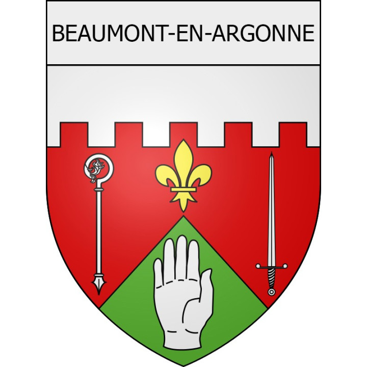 Pegatinas escudo de armas de Autry adhesivo de la etiqueta engomada
