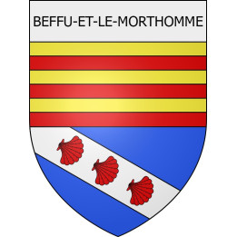 Stickers coat of arms Auvillers-les-Forges adhesive sticker