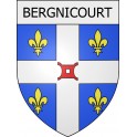bergnicourt 08 ville Stickers blason autocollant adhésif