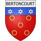 bertoncourt 08 ville Stickers blason autocollant adhésif